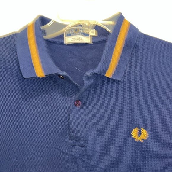 Fred Perry Reissues Golf Tennis Retro Vintage Polo Shirt M 40 Punk Oi! GBH Blitz - Picture 4 of 6